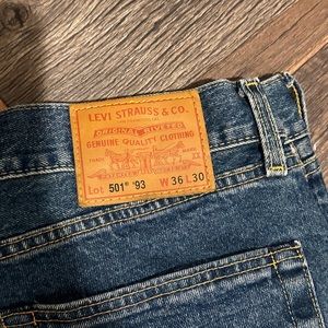 Levi’s ‘93 501s. In perfect shape. 36x30